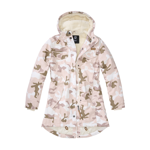 Parka winterjas voor dames candycamo