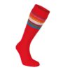 Merinowol retro skisokken rood