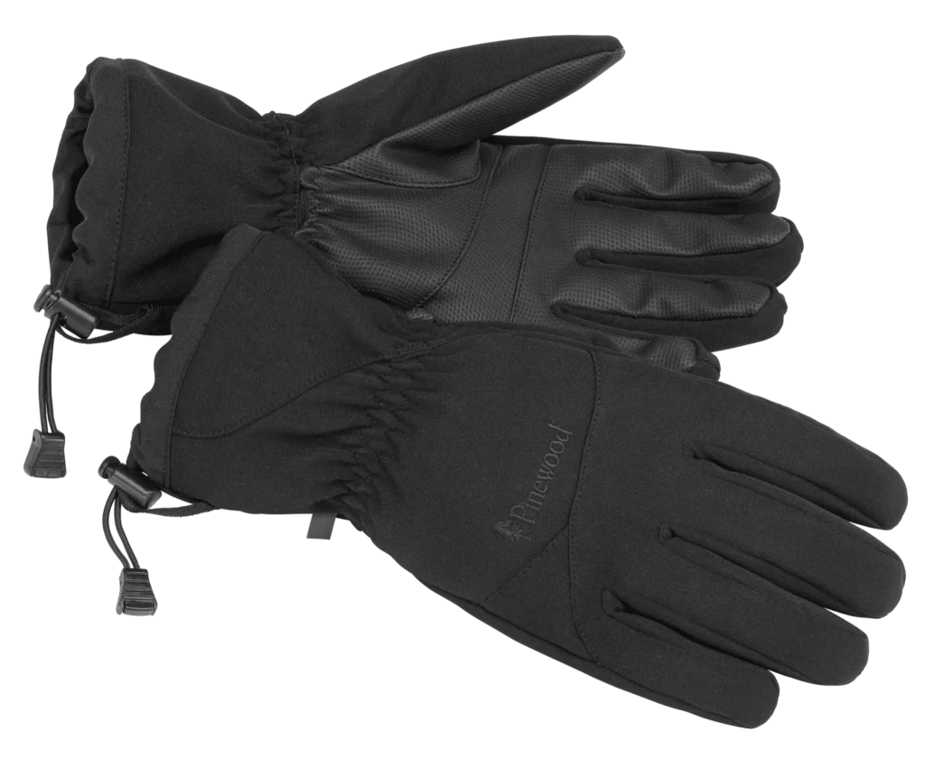 Gewatteerde handschoenen zwart