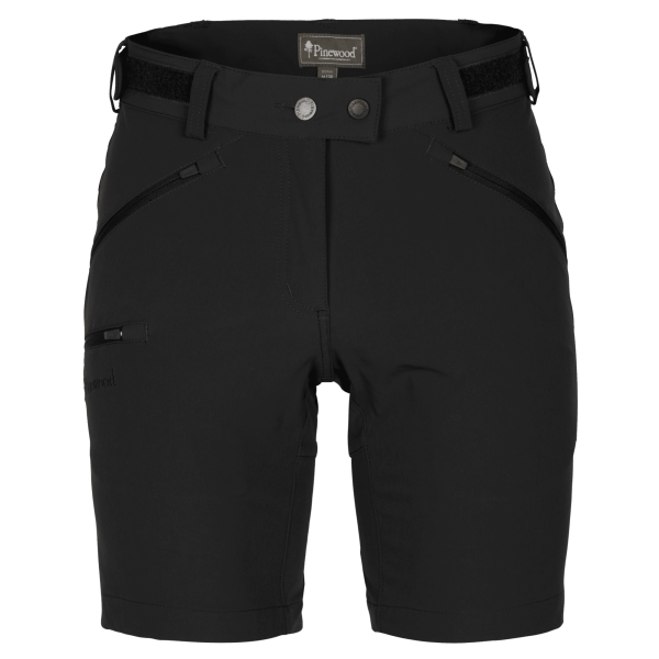 Abisko light stretch short dames zwart