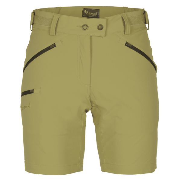 Abisko light stretch short dames mosterd