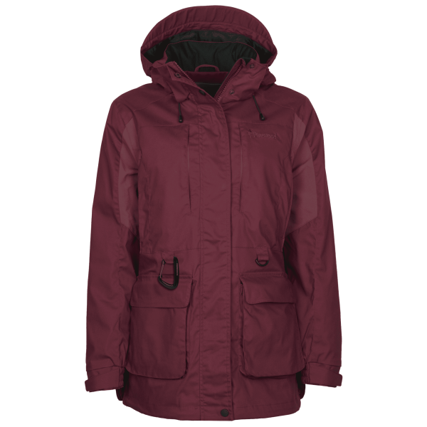Hondensport trainer jas dames donkerrood