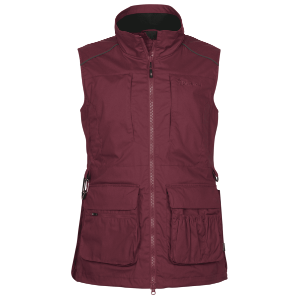 Hondensport trainer vest dames rood/donkerrood
