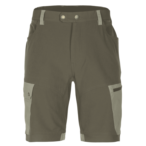 Trail hybride korte broek heren bruin/khaki