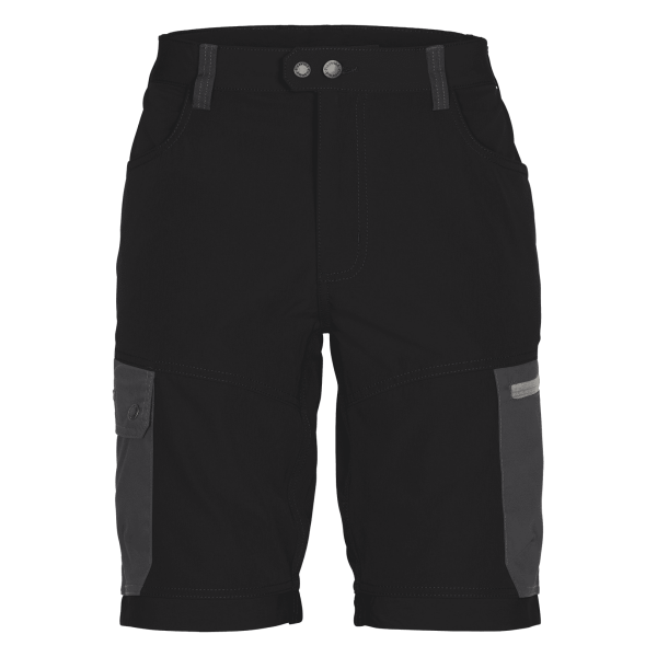 Trail hybride korte broek heren zwart/antraciet