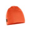 Merinowollen muts oranje