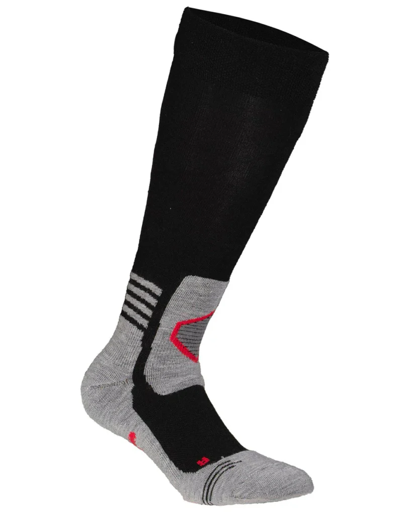 Outdoor wandelsok multisport Zwart/Donkergrijs