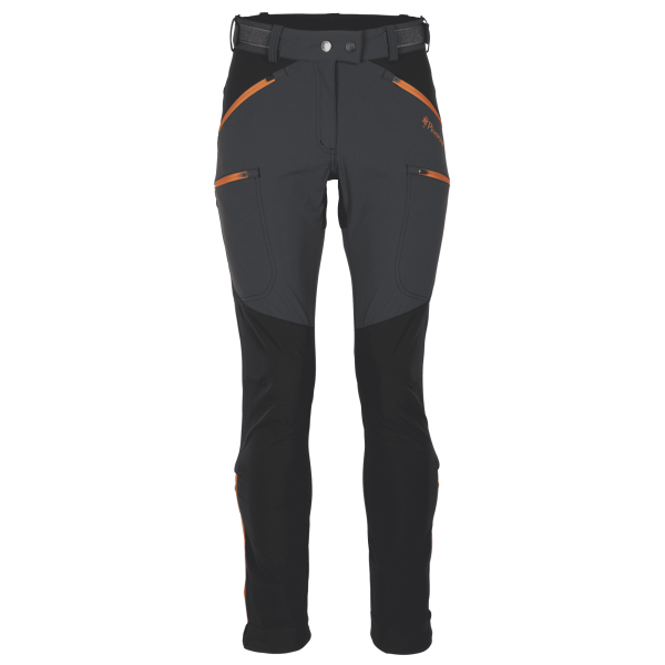 Abisko light stretch broek dames antraciet/zwart