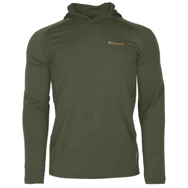 InsectSafe functionele hoodie heren mosgroen