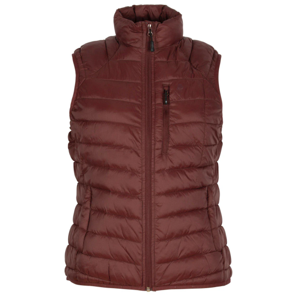 Abisko gewatteerd bodywarmer dames aubergine