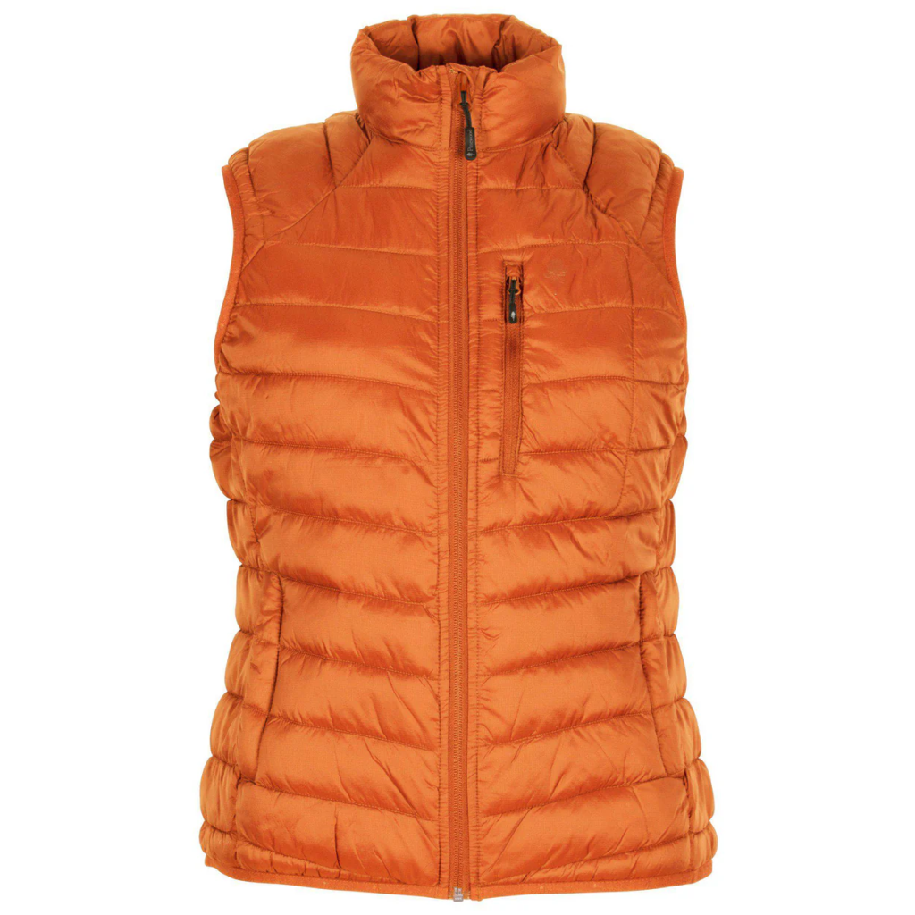Abisko gewatteerd bodywarmer dames oranje