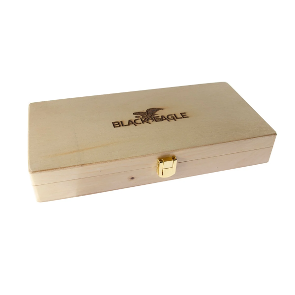 Black Eagle bushcraftmes pakkawood geschenkdoos