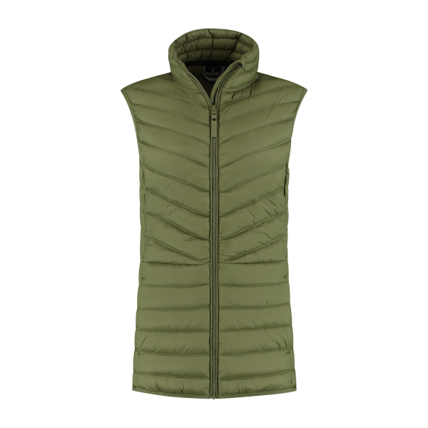 Bodywarmer dames Soof groen