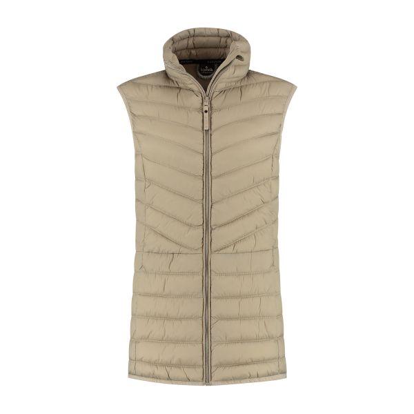 Bodywarmer dames Soof zand