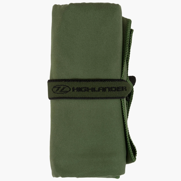 Fibre Soft microvezel handdoek olijfgroen