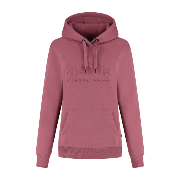 Fleece hoodie Elise dames roze