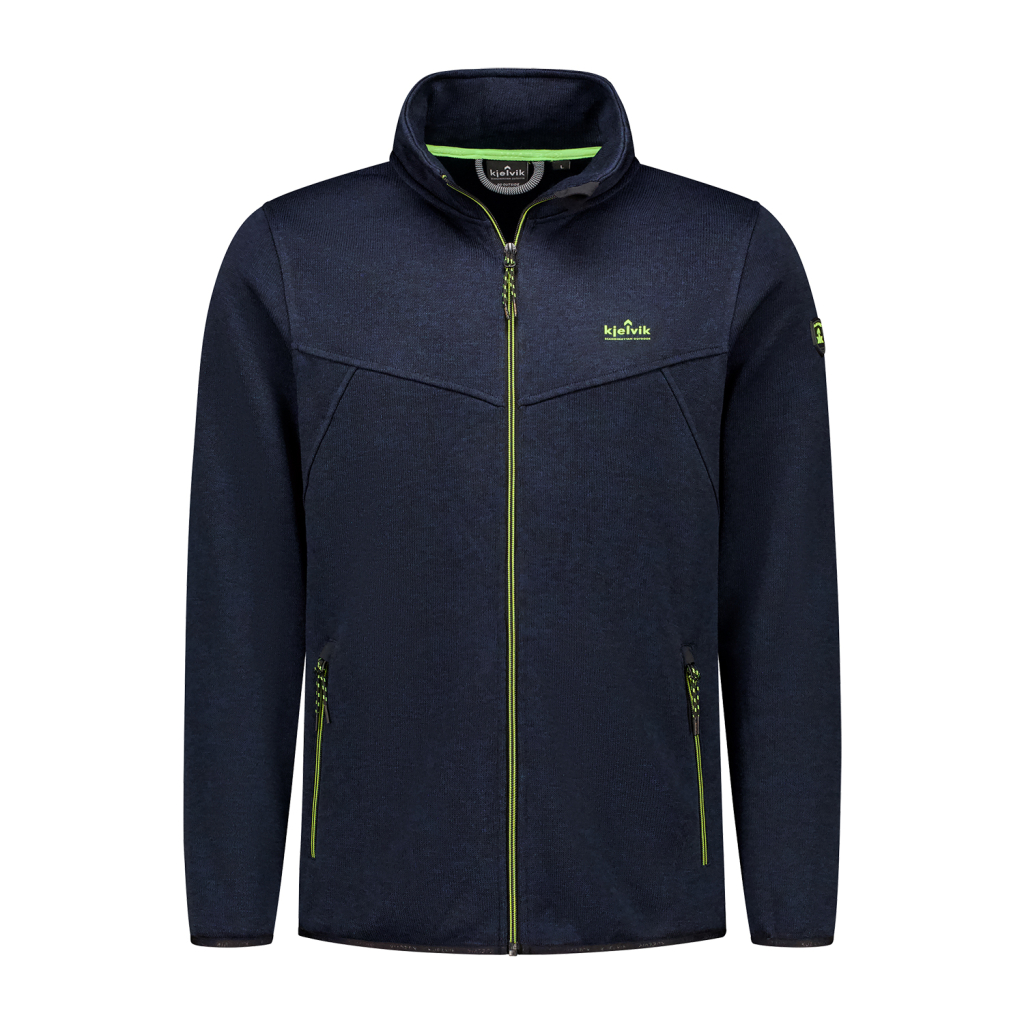 Gebreid heren vest Toni navy