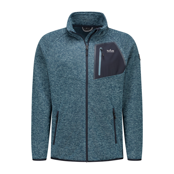Gebreid vest Levi heren blauw