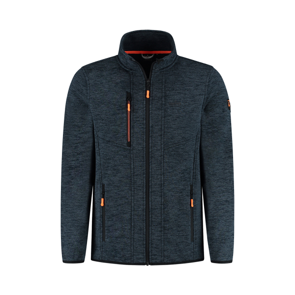 Gebreid vest heren Uri navy