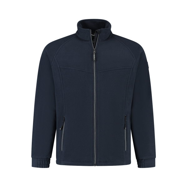 Gevoerd fleecevest Fjord heren navy