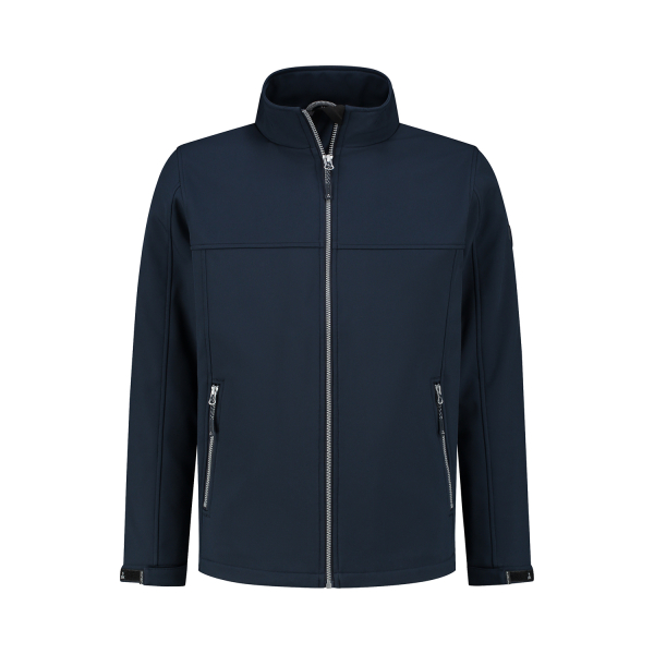 Gevoerde softshell jas Odense navy