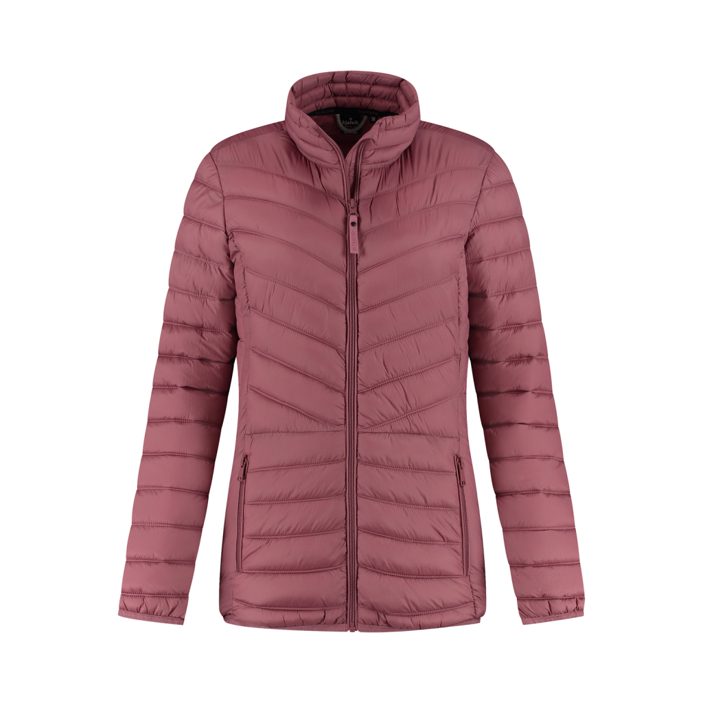 Gewatteerde jas Anne dames roze