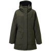 Gewatteerde winterparka dames groen