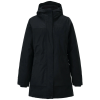 Gewatteerde winterparka dames zwart