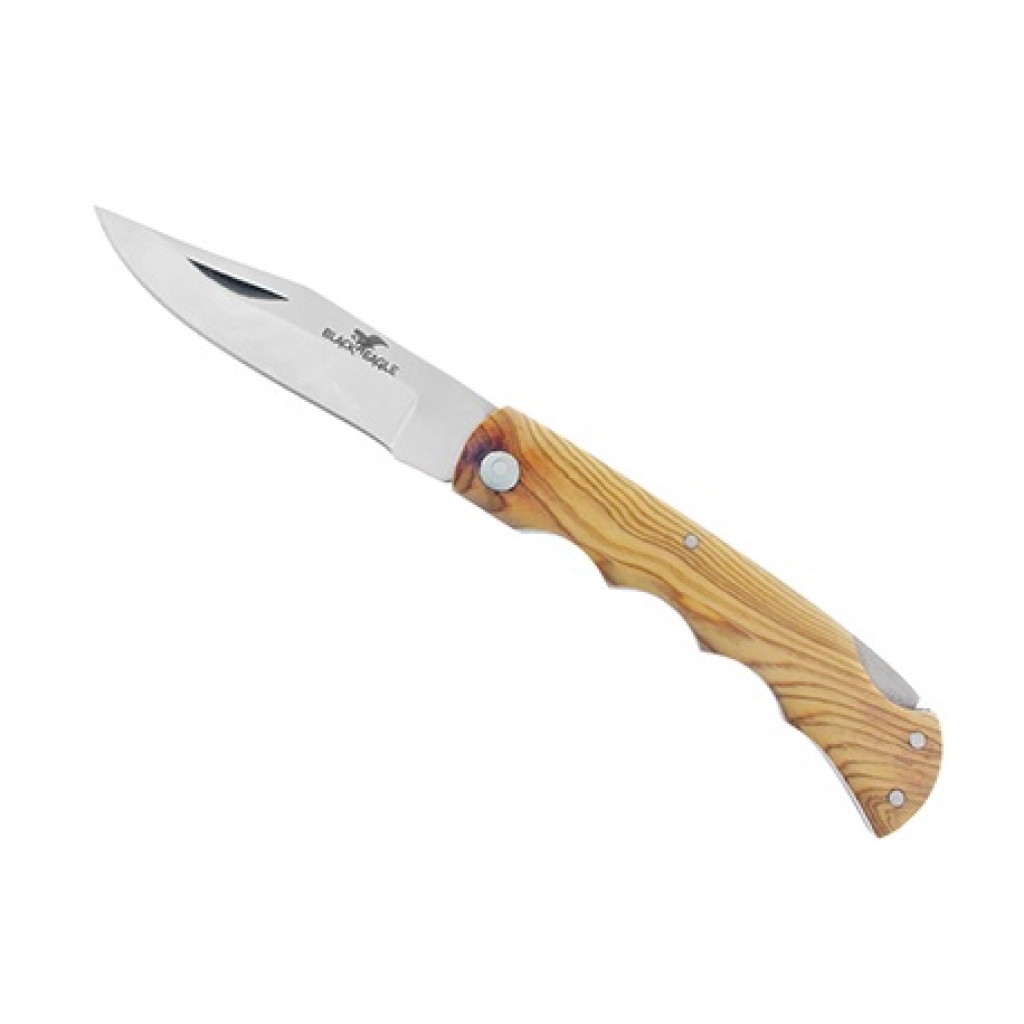 Houten zakmes Black Eagle 10cm