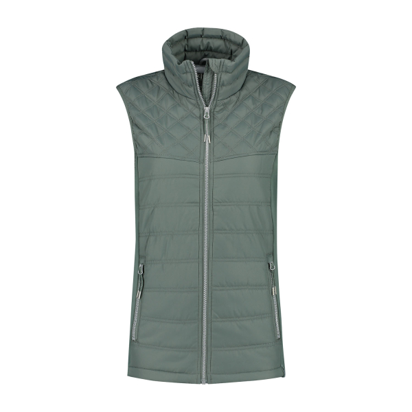 Kjelvik bodywarmer Patricia dames groen