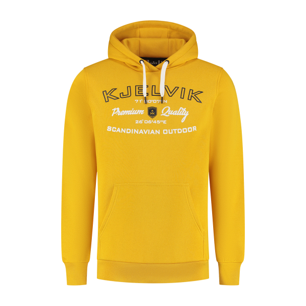 Kjelvik hoodie Goya heren geel