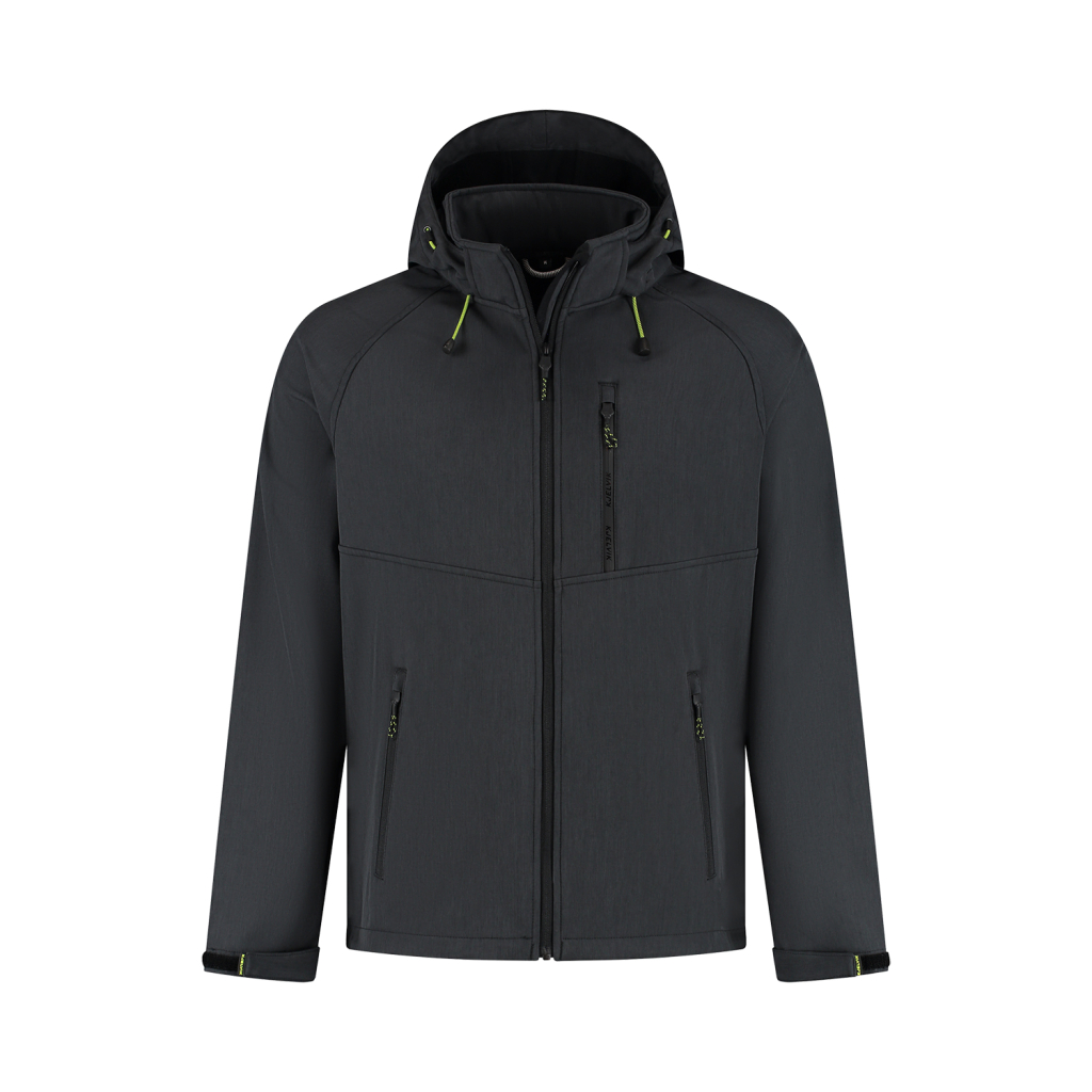 Kjelvik softshell jas Andy zwart