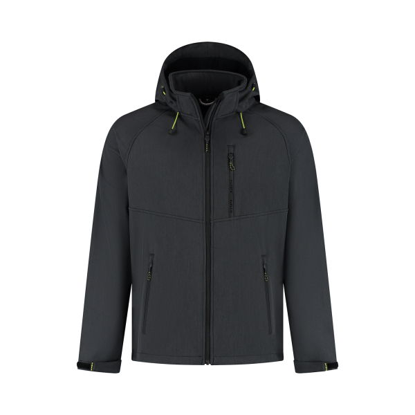 Kjelvik softshell jas Andy zwart