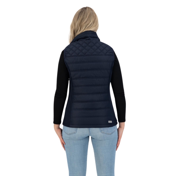 Model met bodywarmer Patricia navy