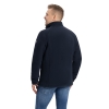 Model met fleecevest Fjord navy