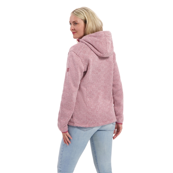 Model met gebreid vest Lovi roze