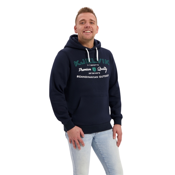 Model met hoodie Goya navy