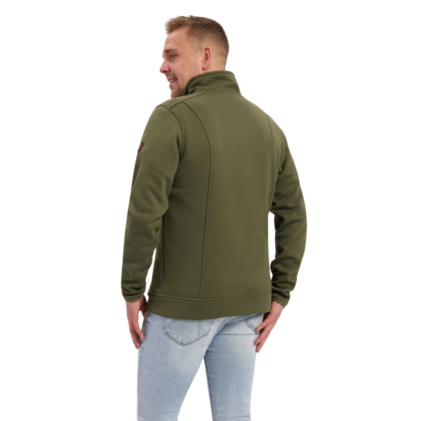 Model met outdoorvest Ref groen