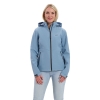 Model met softshell jas Evi voorkant