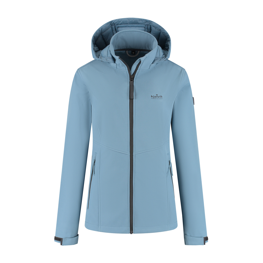 Softshell jas Evi dames blauw