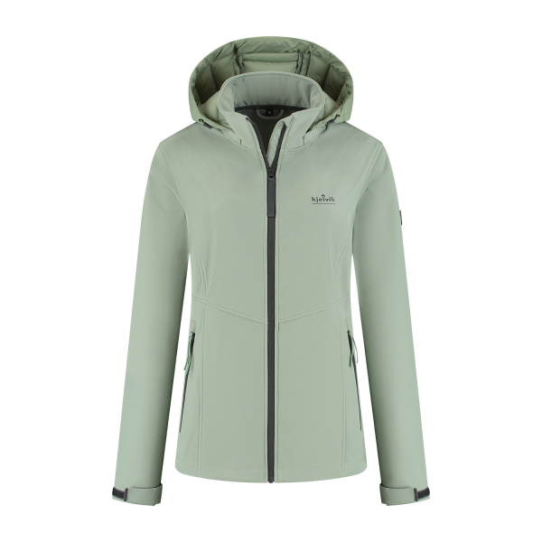 Softshell jas Evi dames groen