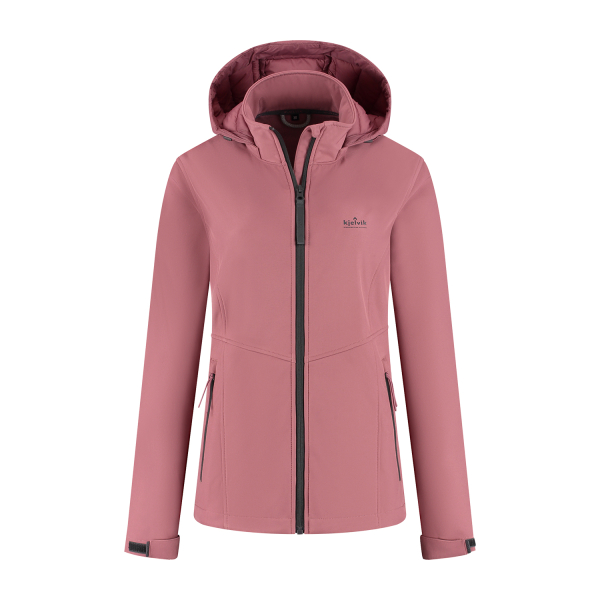 Softshell jas Evi dames roze
