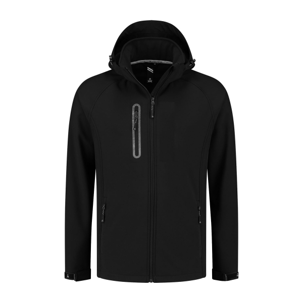 Softshell jas Kevan heren zwart