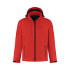 Softshell jas Kris heren rood