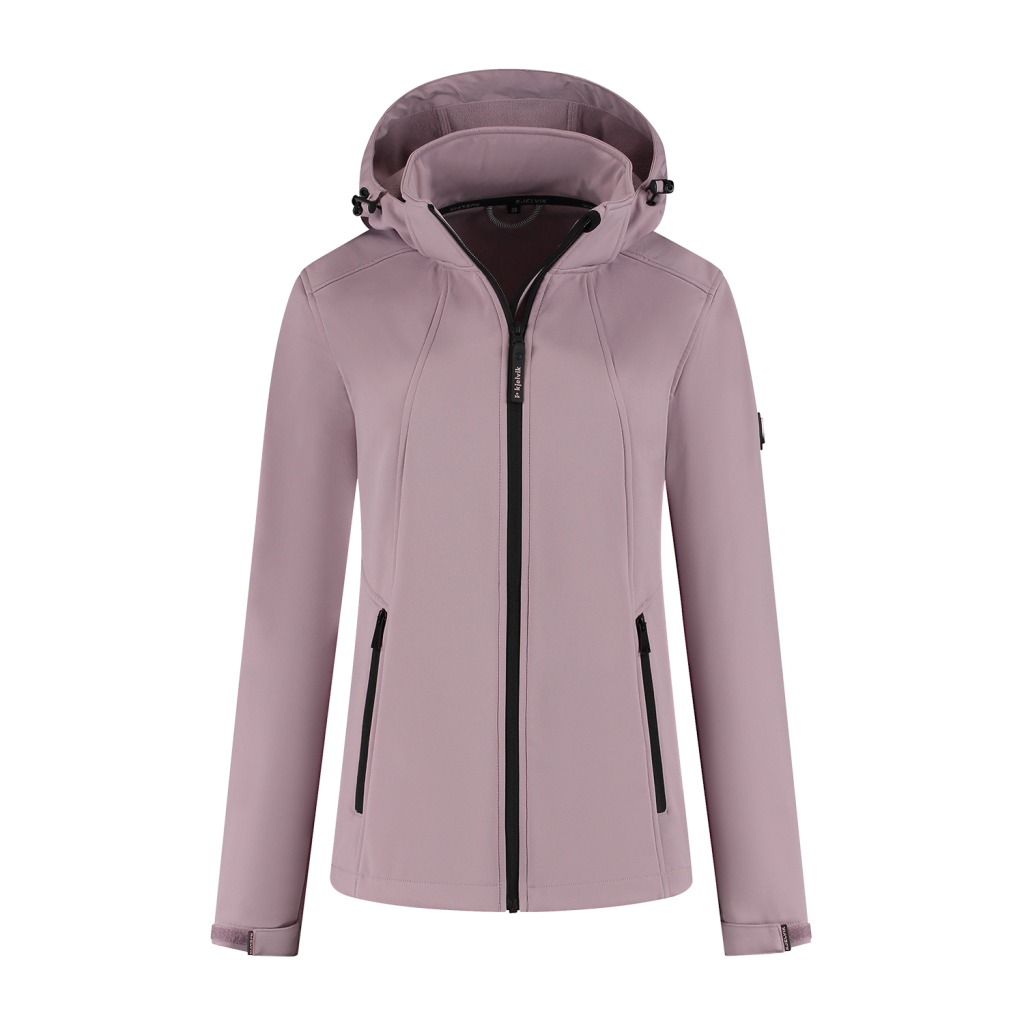 Softshell jas Leah dames paars