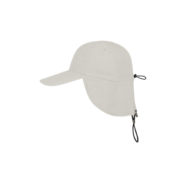 Baseball cap lange klep Dean lichtgrijs