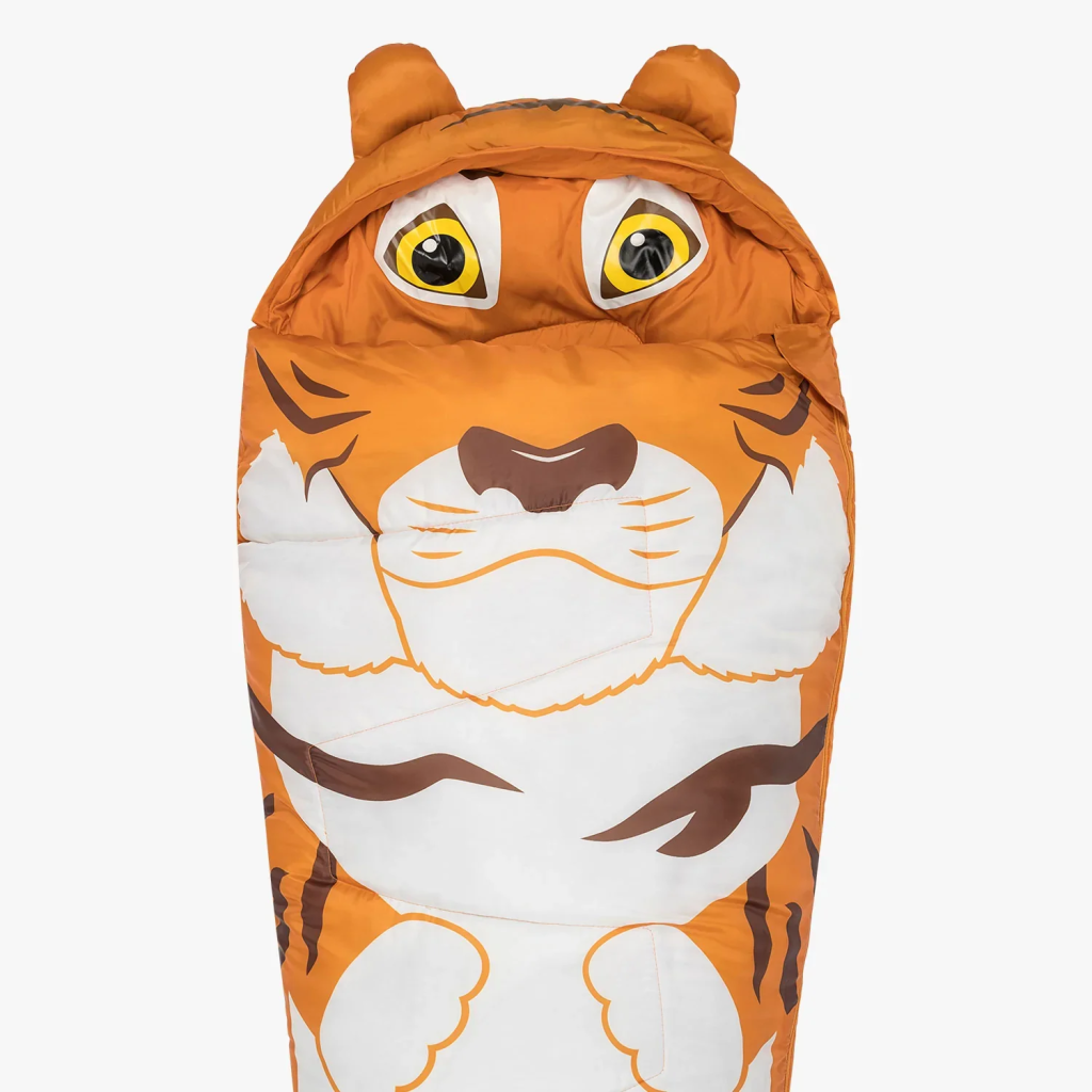 Kinder mummyslaapzak dierenvorm tijger