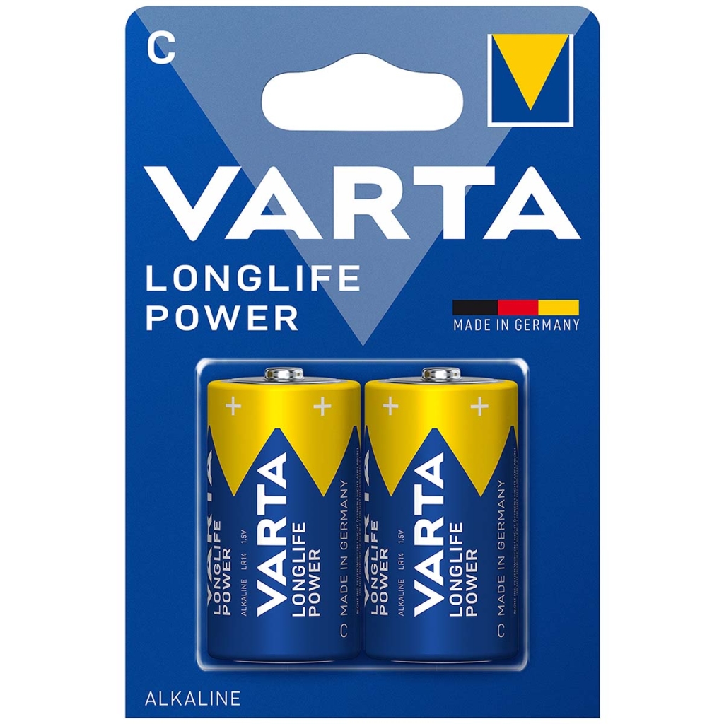 C alkaline batterijen Varta 2 stuks