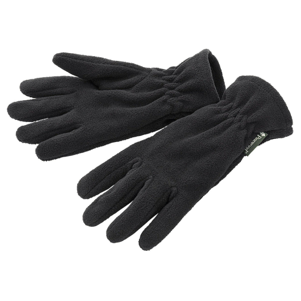 Fleece handschoenen Samuel Pinewood zwart